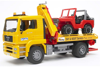 MAN TGA Breakdown-truck with cross country vehicle