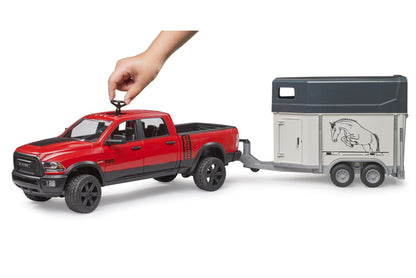 RAM 2500 Power Wagon with horse trailer and 1 horse