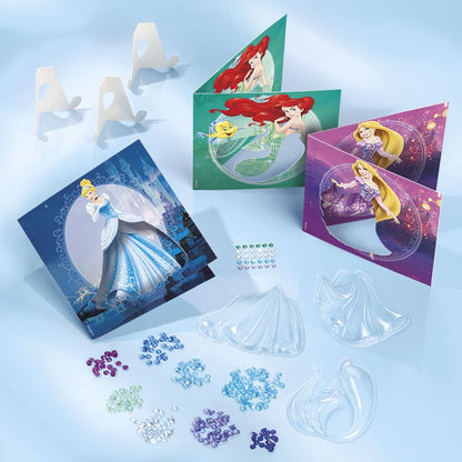 DISNEY PRINCESS GLITTER SHAKER CARDS - 17439