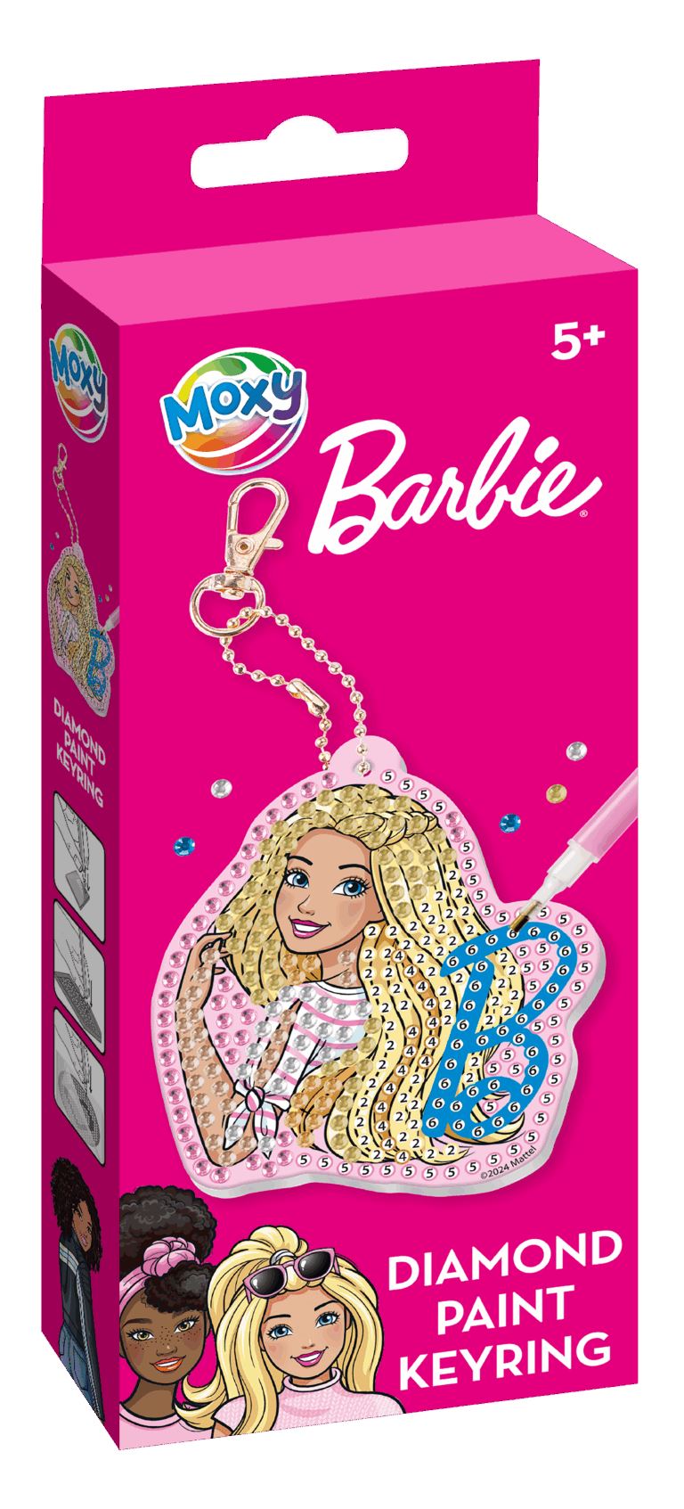 Barbie Make your own Diamond Painting Keyring