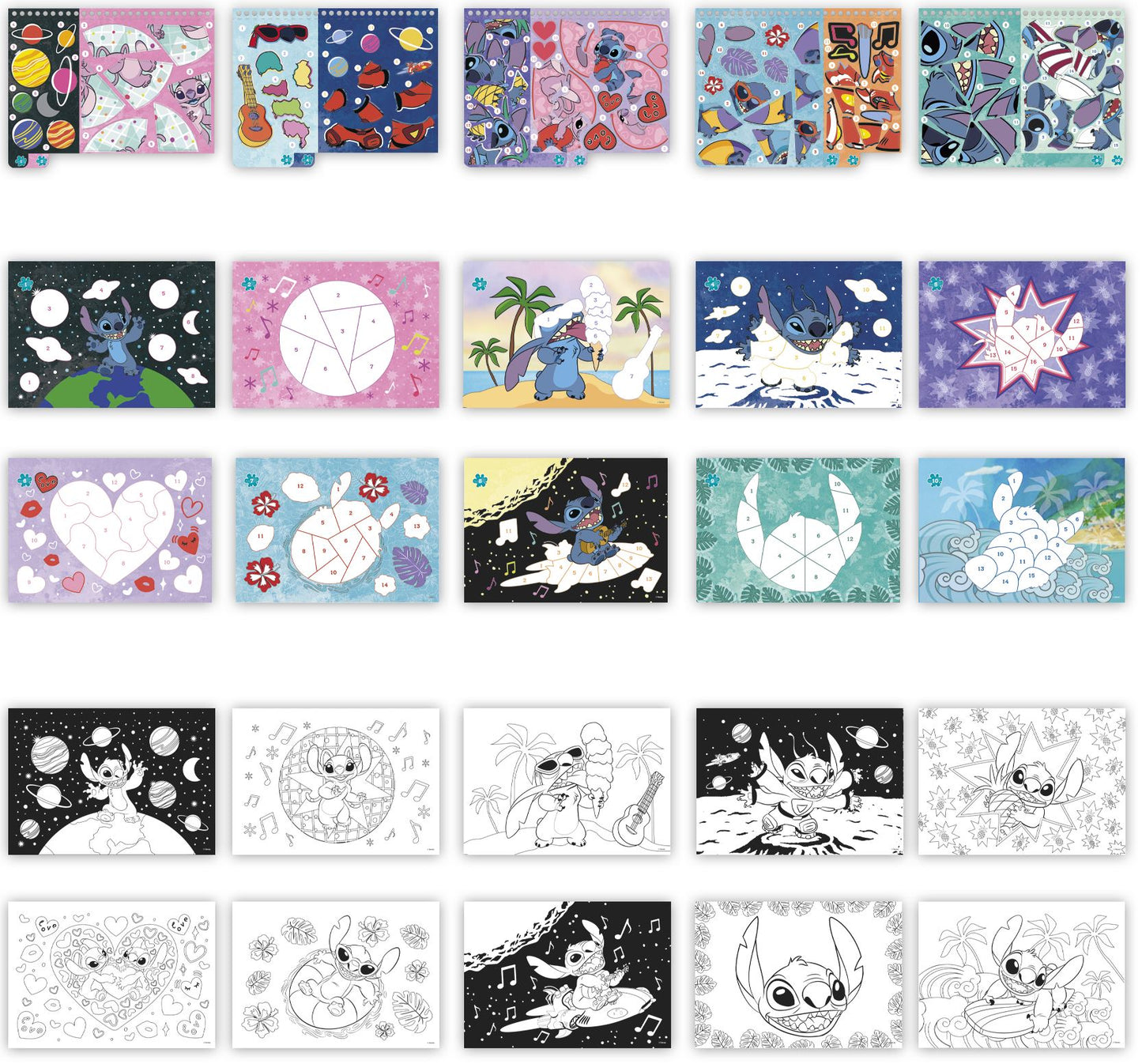 Stitch - Sticker by Numbers