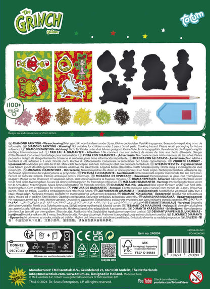 Grinch Diamond Paint Magnets