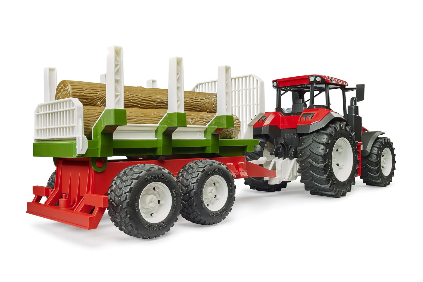 ROADMAX Tractor with forestry trailer and 3 trunks - 17330