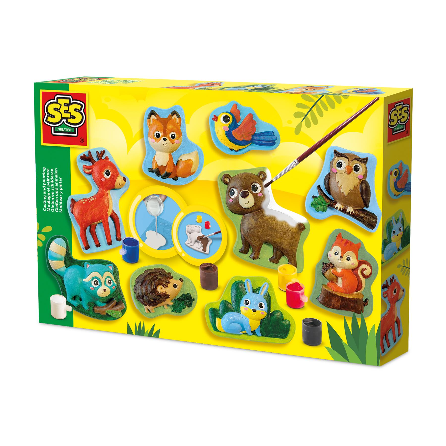 Casting and painting - Forest animals