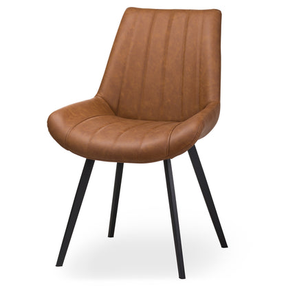 Malmo Tan Dining Chair - BROWN