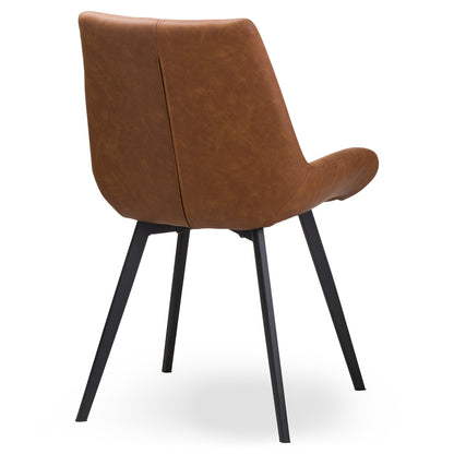 Malmo Tan Dining Chair - BROWN