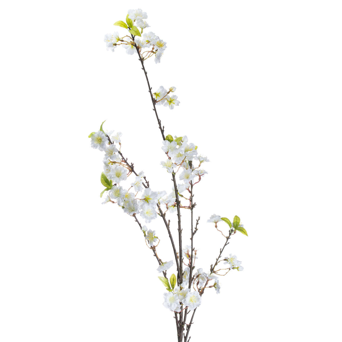 White Cherry Blossom Spray - BURGUNDY