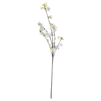 White Cherry Blossom Spray - BURGUNDY