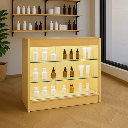 LED Retail Shop Counter K900 - Maple