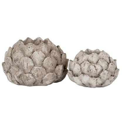 Stone Effect Acorn Tea Light Holder