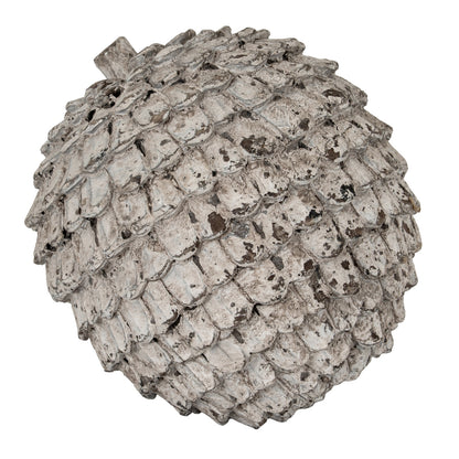 Garda Decorative Large Sphere - ANTIQUE WHITE