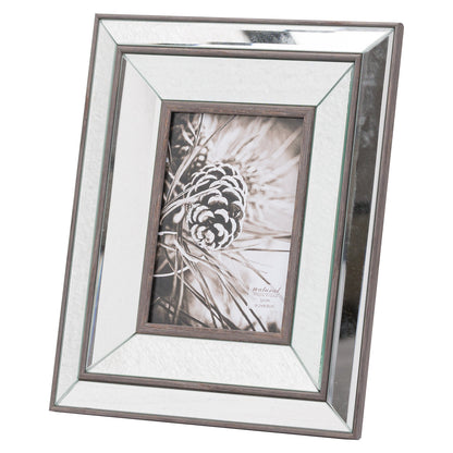 Tristan Mirror And Wood 5X7 Frame - BROWN
