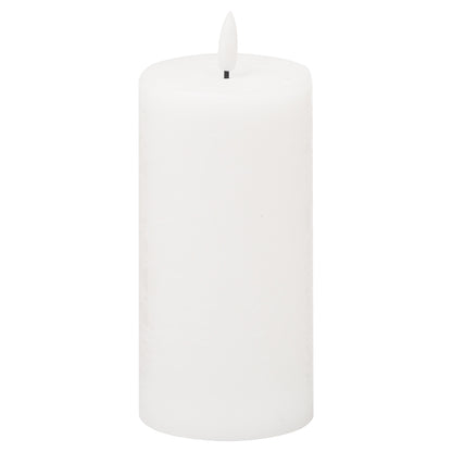 Luxe Collection Natural Glow 3x6 LED White Wax Candle