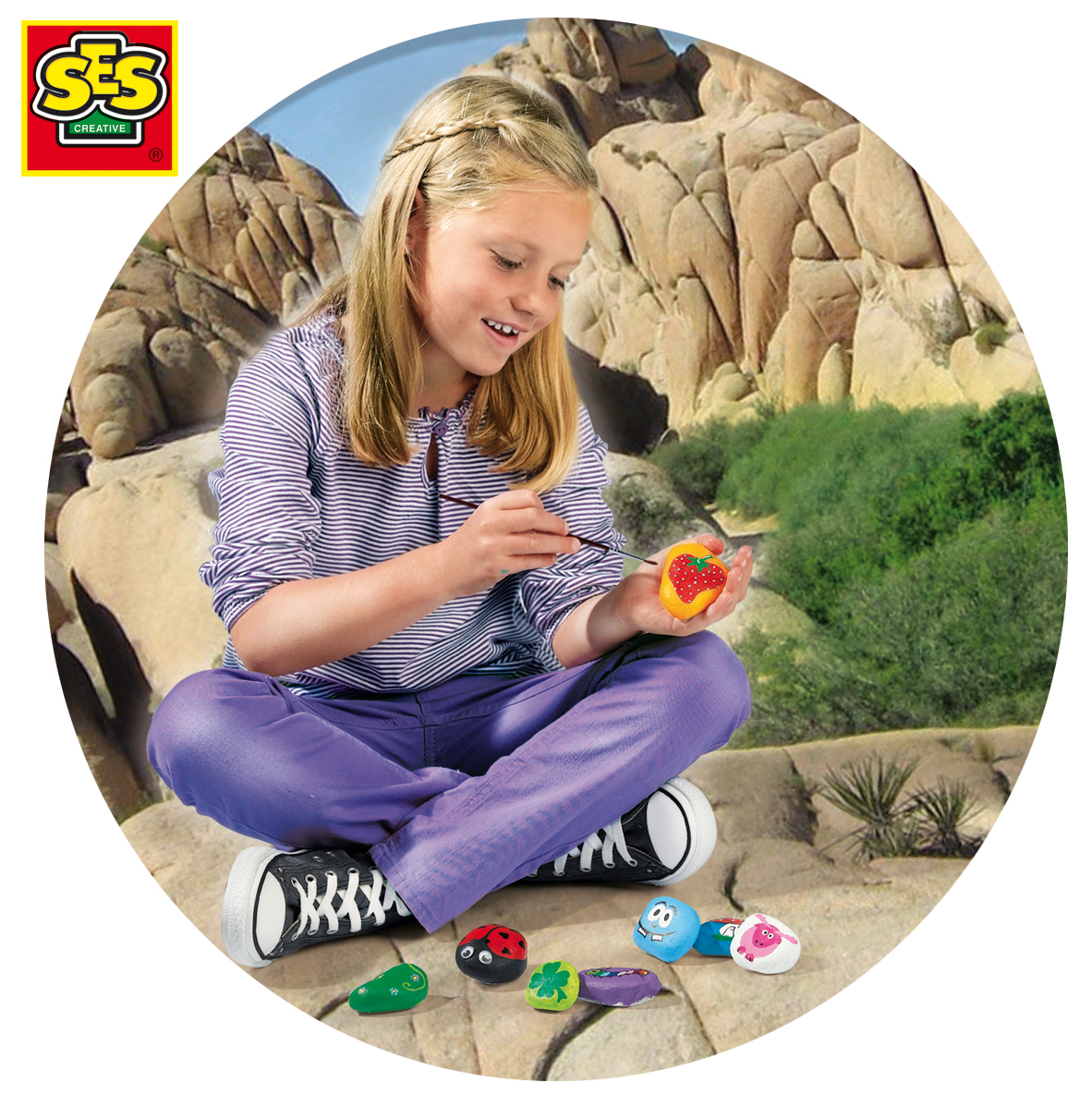 Painting stones