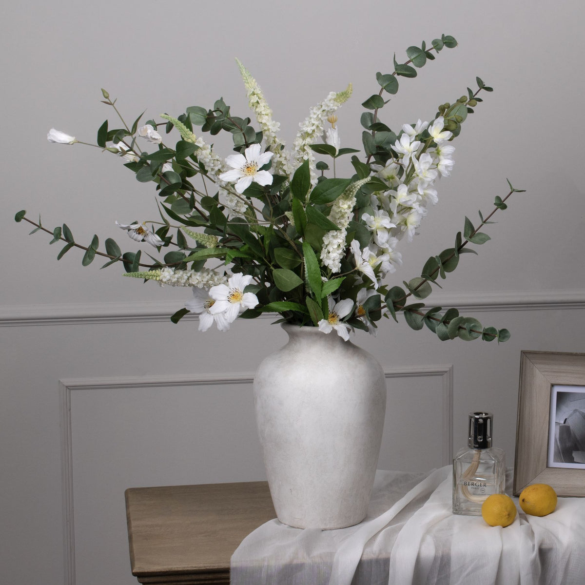 Large Cineraria Eucalyptus Spray - GREEN