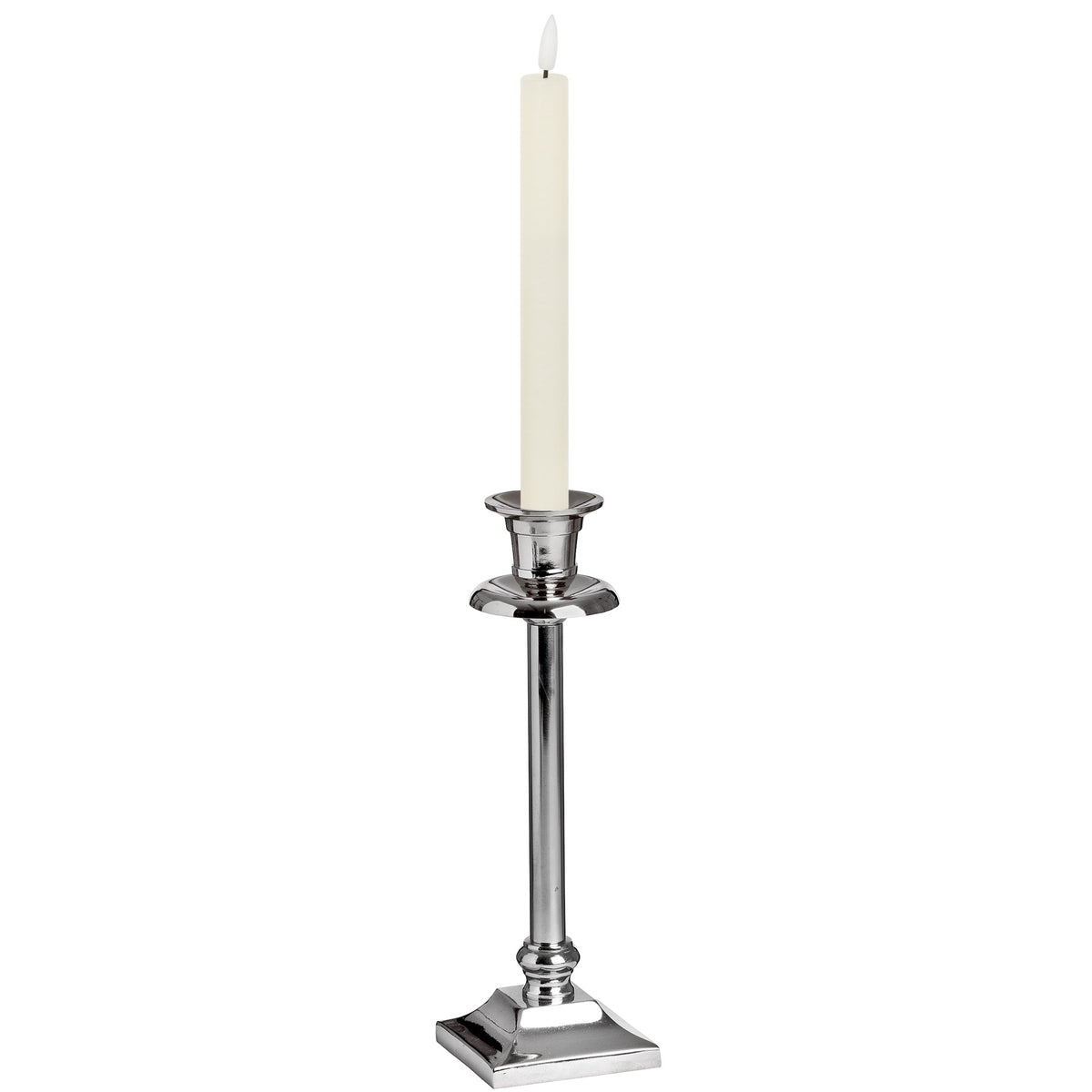 Luxe Collection Natural Glow S/ 2 Ivory LED Dinner Candles - WHITE