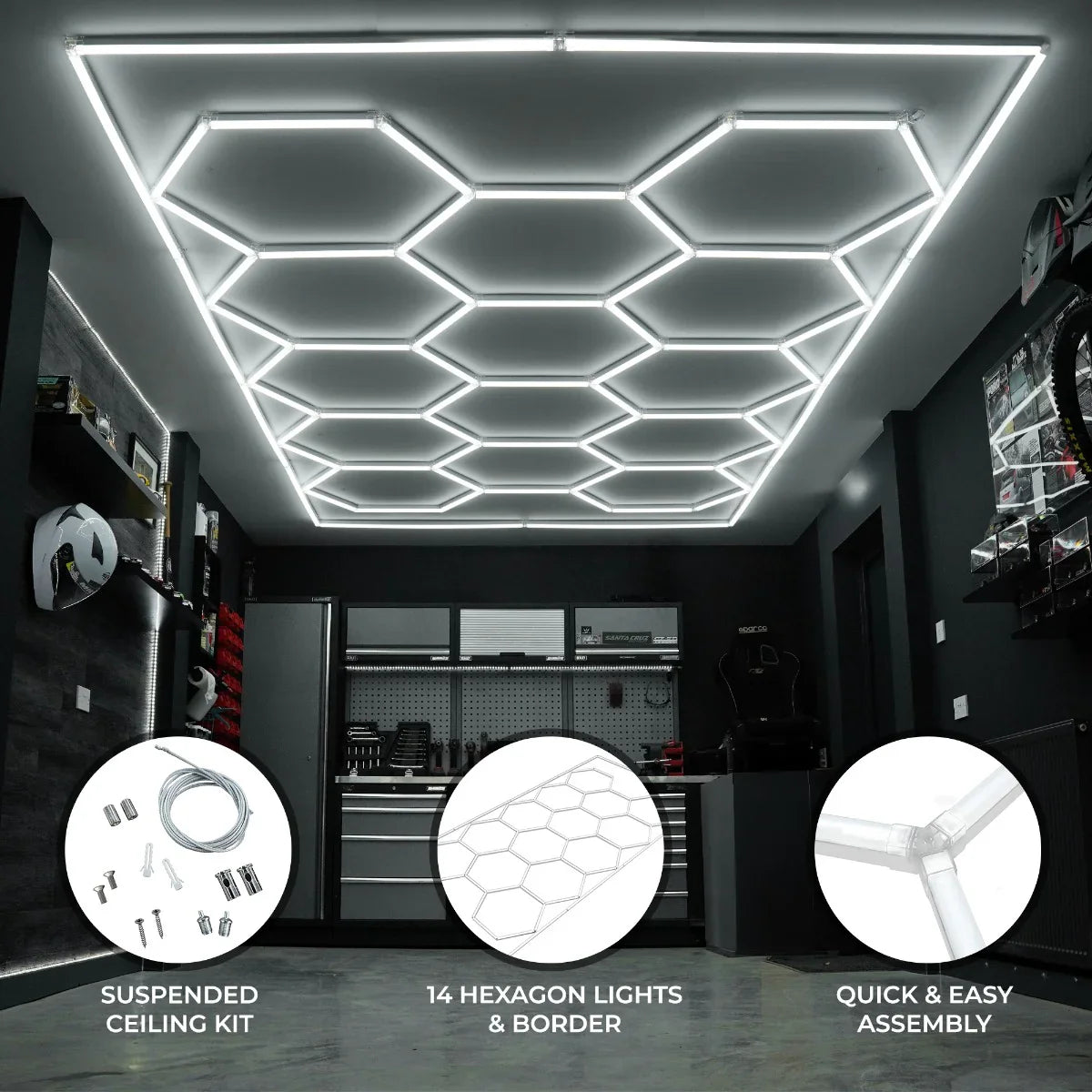 Hexagon LED Lighting x 14