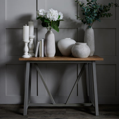 Darcy Ople Large Tall Vase - STONE
