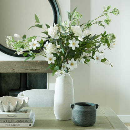 Darcy Ople Large Tall Vase - STONE