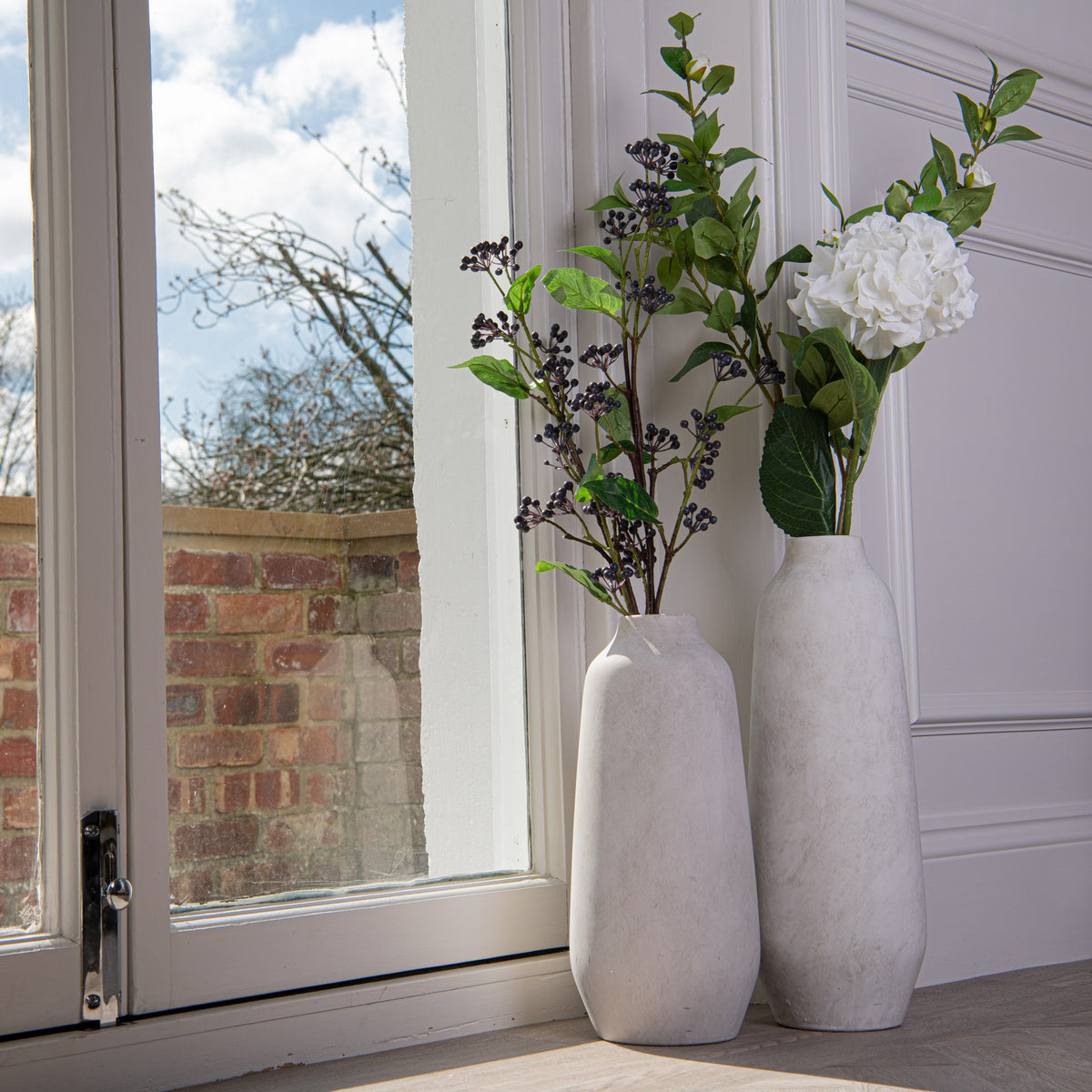 Darcy Ople Tall Vase - STONE