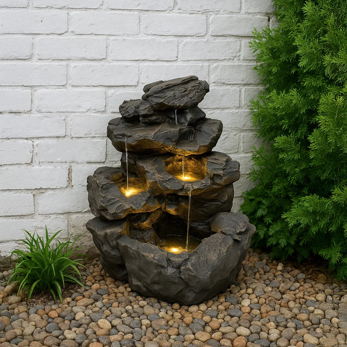 Electric Water Feature - Rustic Rapids