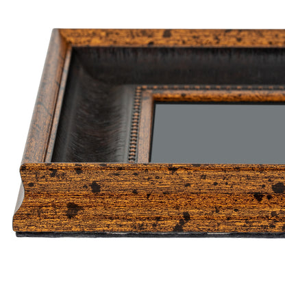 Black Antique Gold Beaded 4X6 Photo Frame