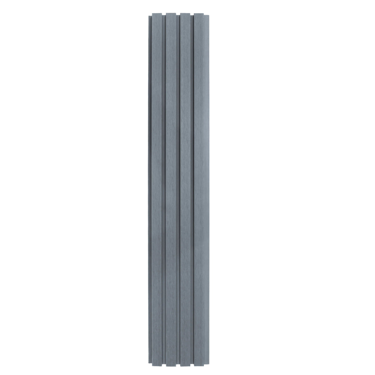 WPC Slatted Wall Cladding x 4 Panels – Grey