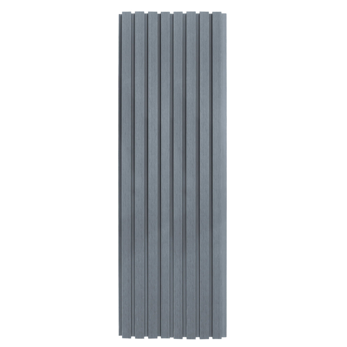WPC Slatted Wall Cladding x 4 Panels – Grey