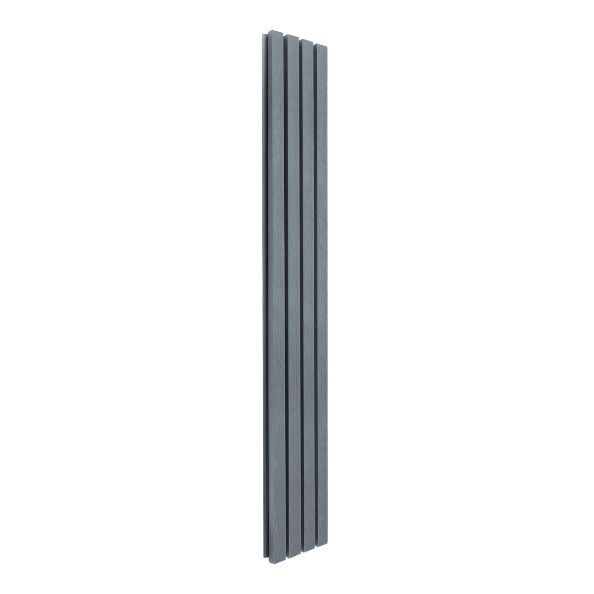WPC Slatted Wall Cladding x 4 Panels – Grey