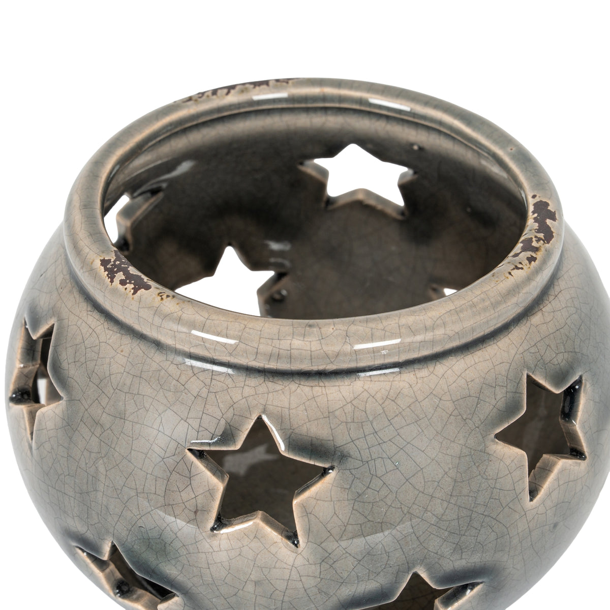 Garda Star Candle Lantern - GREY