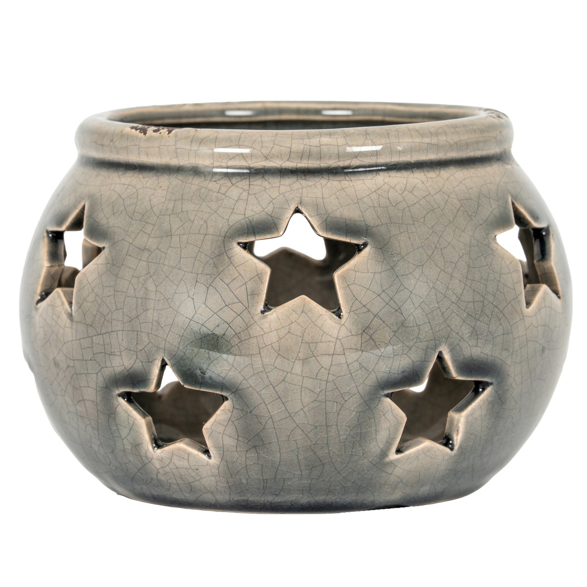 Garda Star Candle Lantern - GREY