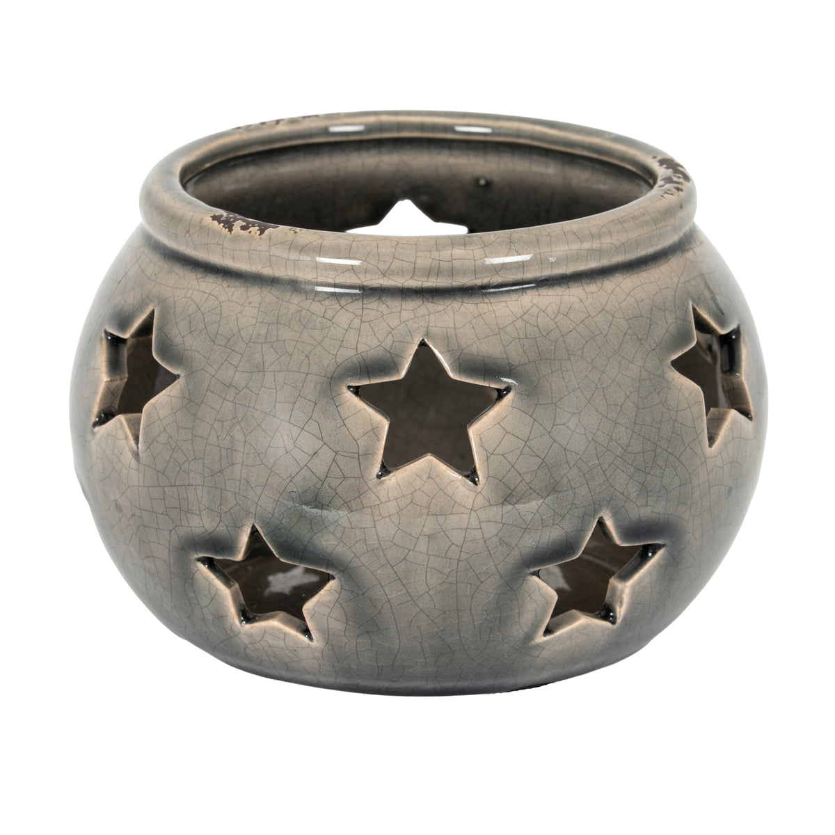 Garda Star Candle Lantern - GREY