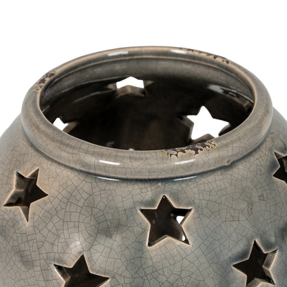 Garda Large Star Candle Lantern - GREY