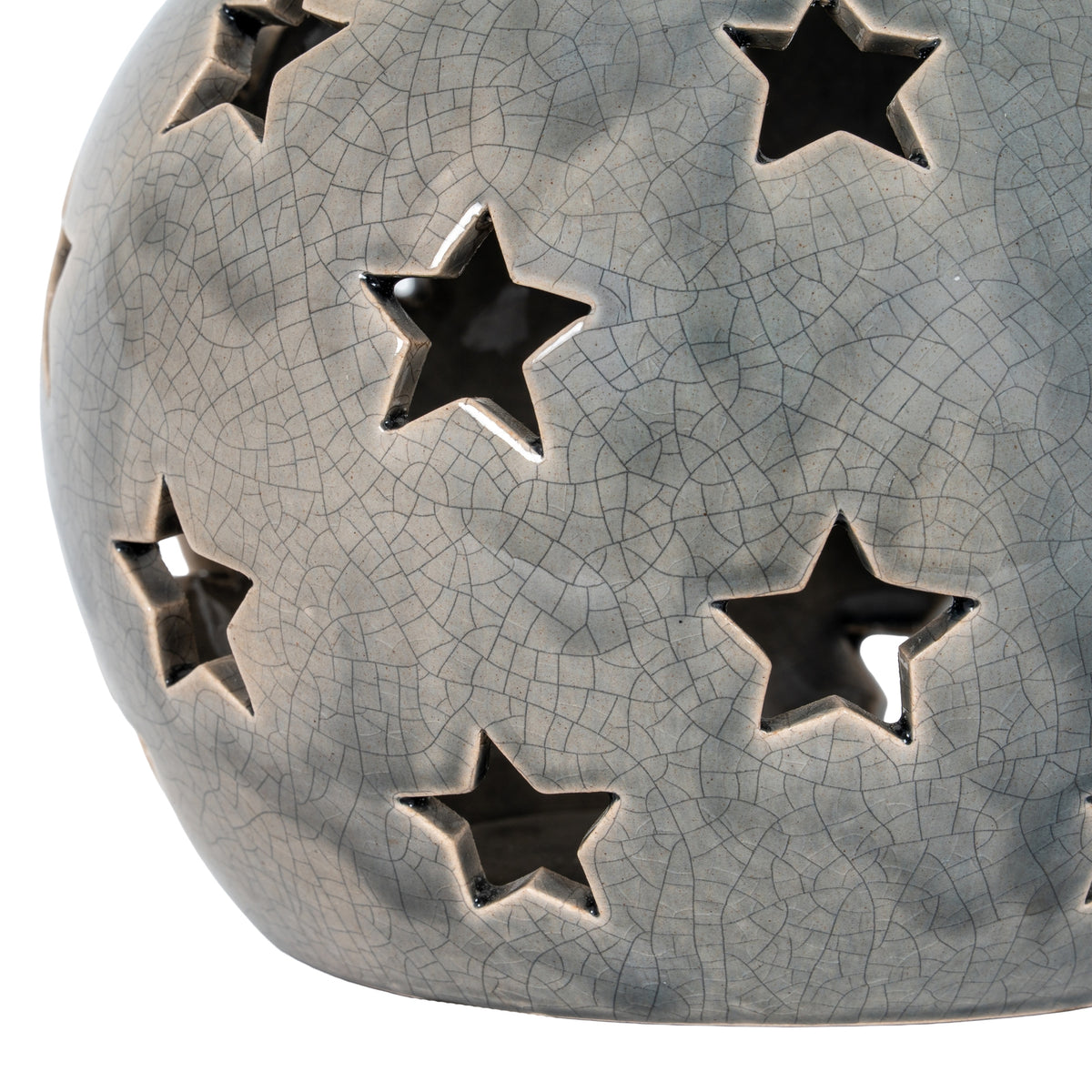 Garda Large Star Candle Lantern - GREY