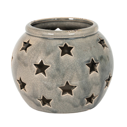 Garda Large Star Candle Lantern - GREY