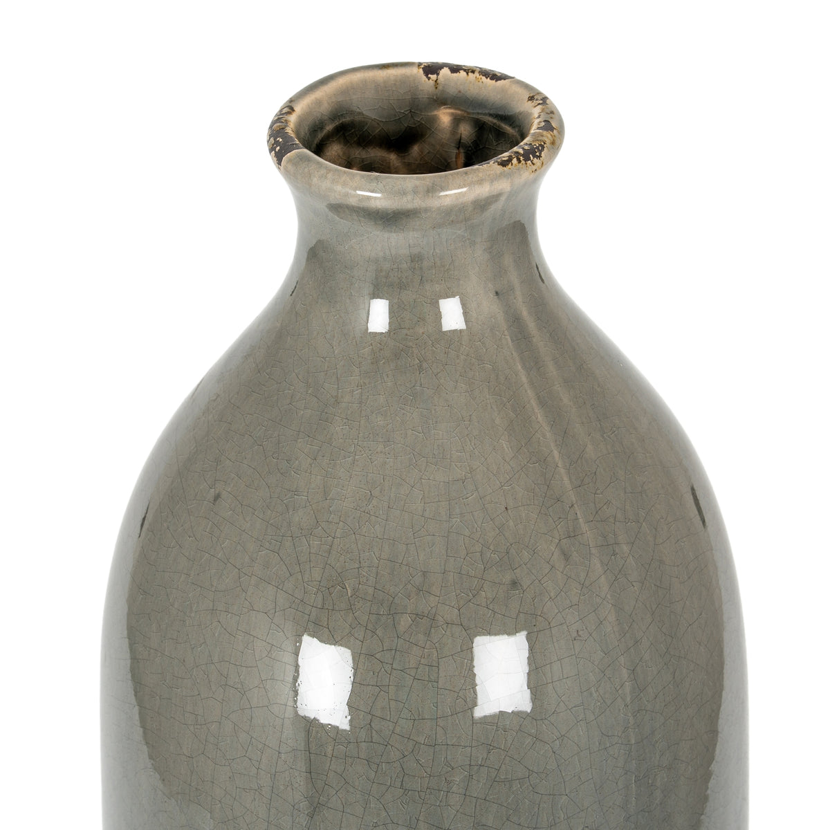 Garda Grey Glazed Gisela Vase