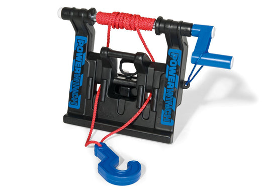 Winch Hook & Tow Rope in black