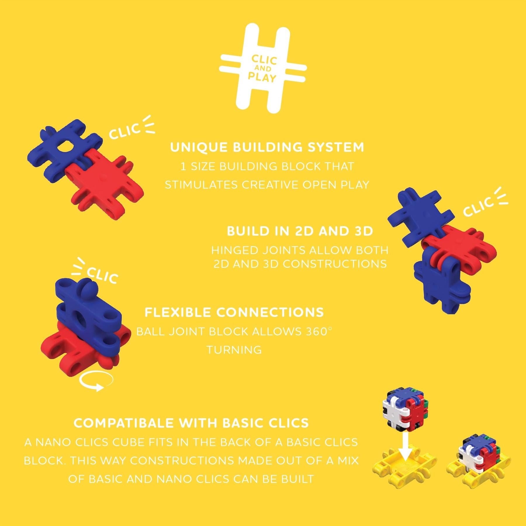 Nano Clics - Transport - 250 Pieces