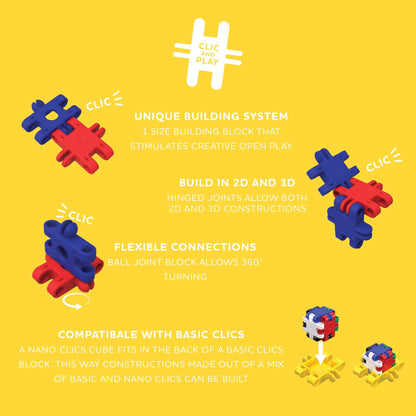 Nano Clics - Transport - 250 Pieces