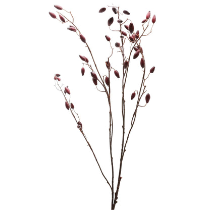 Burgundy Rosehip Stem - RED