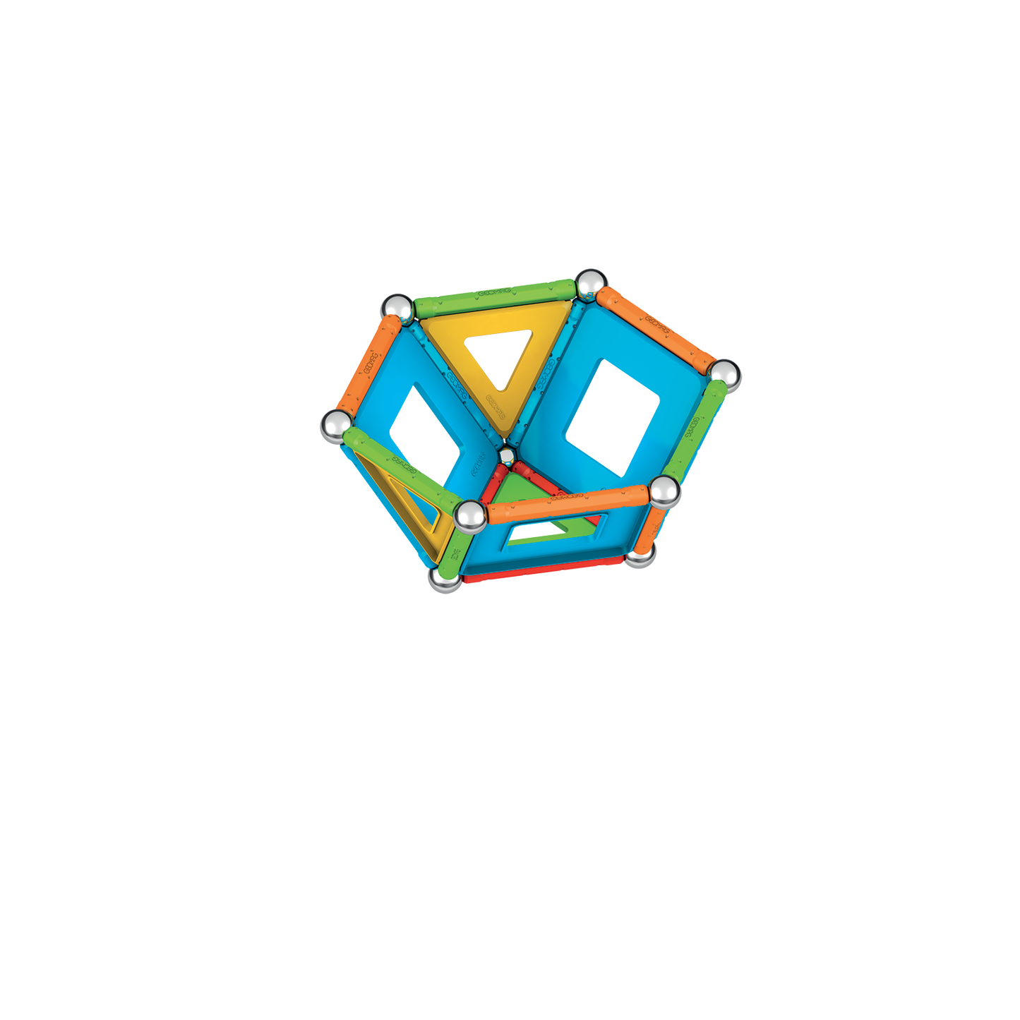 Geomag Magnetic Supercolor Panel - 52 Pieces
