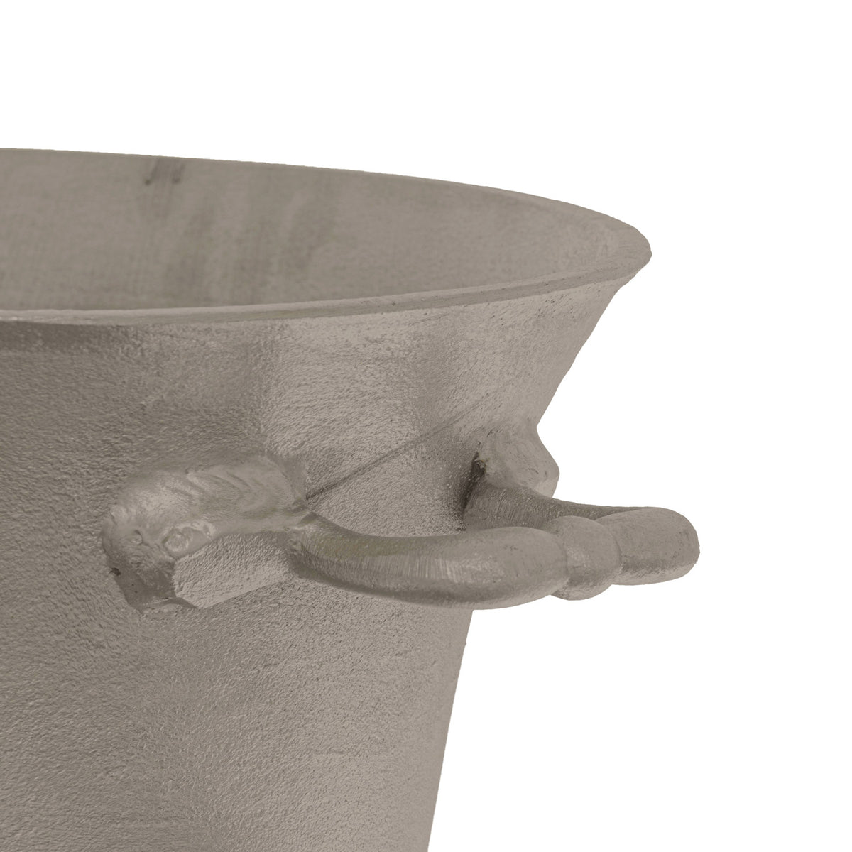 Large Antique Pewter Champagne Cooler - ANTIQUE SILVER