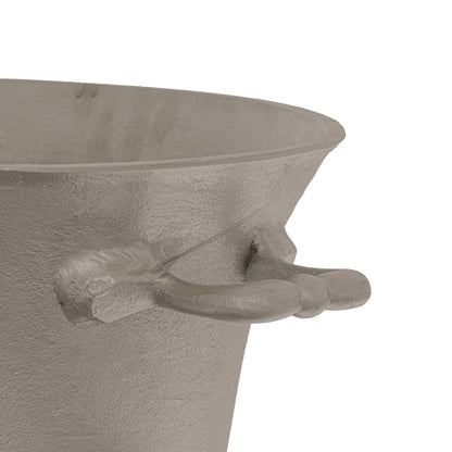 Large Antique Pewter Champagne Cooler - ANTIQUE SILVER