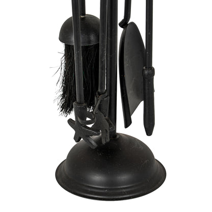 Chrome Handled Dutchess Companion Set - SILVER