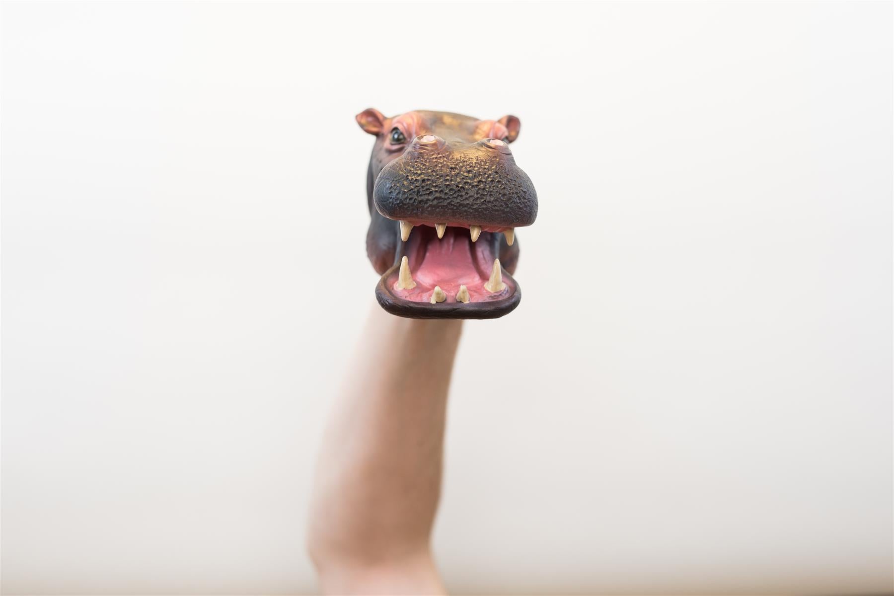 Wild Thingz Hand Puppet - Hippo