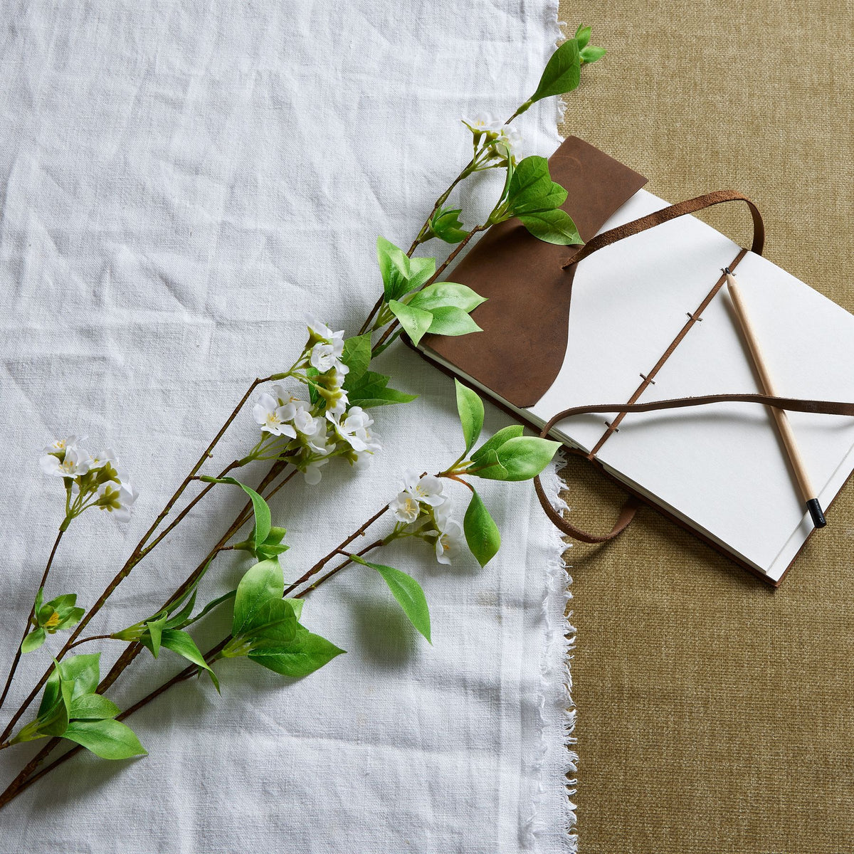 Tall Mock Orange Spray - GREEN