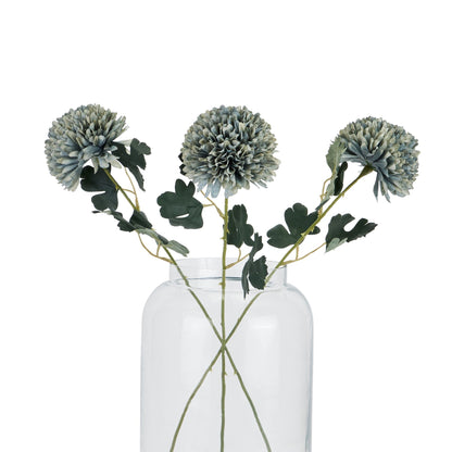 Pale Green Blue Chrysanthemum - PALE BLUE