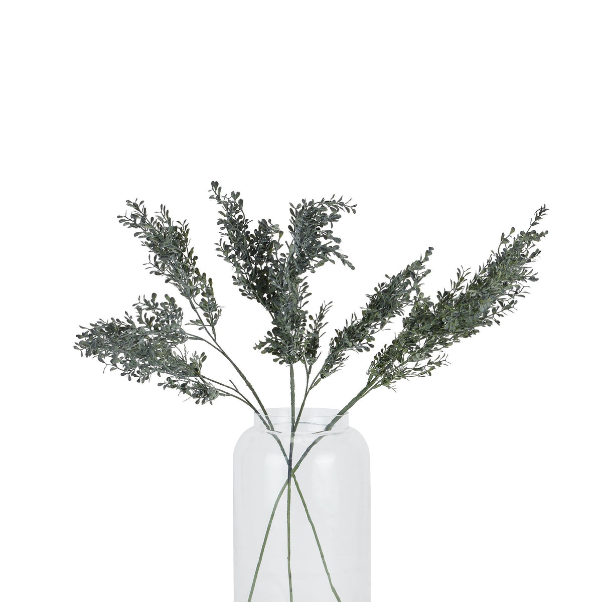 Blackened Grass Spray Stem - BLACK