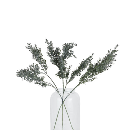 Blackened Grass Spray Stem - BLACK