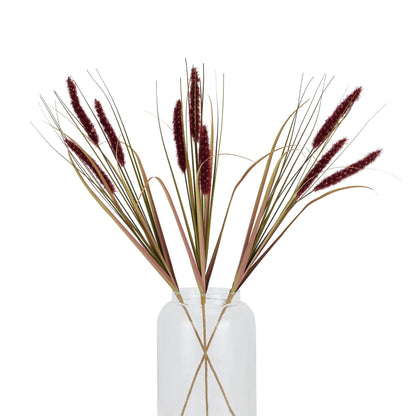 Ruby Triple Grass Stem - RED